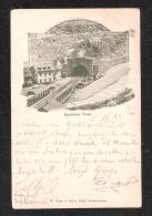 GOTTHARDBAHN TUNNEL EINGANG BEI GOESCHENEN  Ansichtskarten Schweiz Used 1898 - Sonstige & Ohne Zuordnung
