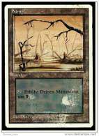 Karte Magic The Gathering  -  Land  -  Sumpf  -  Deutsch - Other & Unclassified