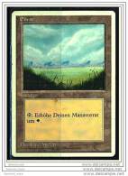 Karte Magic The Gathering  -  Land  -  Ebene  -  Deutsch - Other & Unclassified