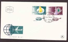 Israel - 1968 - FDC - Export, Chicks, Arts And Crafts - Covers & Documents