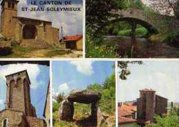 42 Le Canton De ST JEAN SOLEYMIEUX,Eglise Montarcher,Eglise Marols,Dolmen Luriecq,Pont Romain, Tour De La Gabelle - Saint Jean Soleymieux