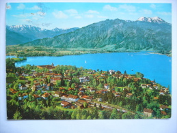 Germany: Tegernsee (Bayerische Alpen) Blick Gegen Blauberge Und Hirschberg - Used - Tegernsee