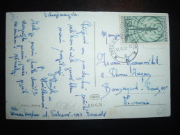 CP POUR LA FRANCE TP 45h OBL. 31 III 59 FRYDLANT.. - Lettres & Documents