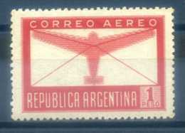 ARGENTINA - 1940 AIR 1P RED - Ungebraucht