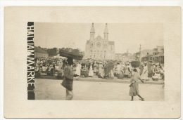 Haiti Port Au Prince Real Photo Market  Cathedral - Haïti