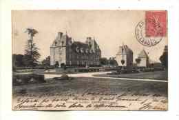 Arengose En 1900 Chateau De Castillon Et Dependances Vu Du Jardin A La Francaise Carte Bernede Phot Canton De Morcenx - Morcenx