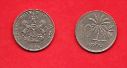 NIGERIA, 1976, Circulated Coin, 10 Kobo, Copper Nickel, Km10 C1607 - Nigeria