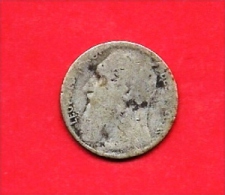 BELGIUM , 1901 Circulated Coin, 50 Centimes, LeopoldII Zinc, Km50,, C1631 - Non Classificati