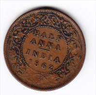 COINS INDIE  KM   468      1862 .   (IN 28) - Colonies