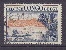 Belgium Congo 1953 Mi. 319     7 Fr Kiwu-Fest - Used Stamps