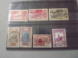 Lot N°629 Lot De 7 Timbres Neuf* Oblitérés De Guinée - Sonstige & Ohne Zuordnung