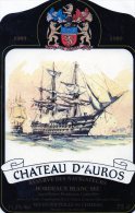 BATEAUX - ( Etiquette Légèrement Collée Sur Feuille D´expo.) - Bateaux à Voile & Voiliers