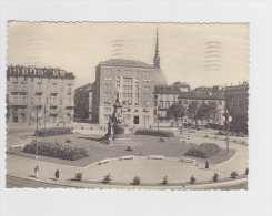 Italie Italia Torino CPA Piazza  Carlo Emanuelle II - 1951 LENARDO  Foto - Jardin Monument Vespasiennes Bancs - Parken & Tuinen