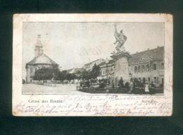 AK - Gruss Aus Rastatt - Marktplatz (  En L'état Obliteration Wahn Oos ) - Rastatt