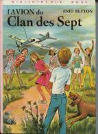 Hachette Bibliothèque Rose Enid Blyton " L´avion Du Clan Des Sept " 1974 - Bibliothèque Rose