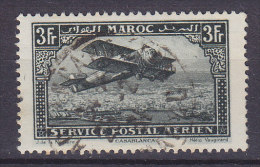 Morocco Maroc 1922 Mi. 48   3 Fr Service Postal Arienne Type III. Aeroplane Flugzeug - Usati