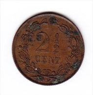 COINS  PAYS-BAS   KM  108     1884.    (PB 50) - 1849-1890 : Willem III