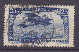 Morocco Maroc 1922 Mi. 39 II       25 C Service Postal Arienne Type II. Aeroplane Flugzeug - Usati