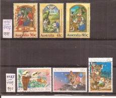 Australië      Verzameling   Y//T    1135 / 1137  +  1187 / 1189   Kerstmis     (0) - Verzamelingen