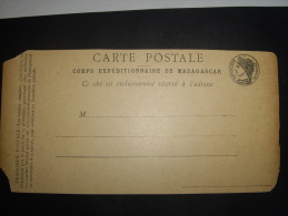 Madagascar  Corps Expéditionnaire - Storia Postale