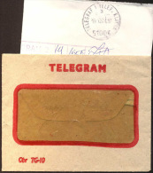 YUGOSLAVIA - JUGOSLAVIA -  CROATIA - RIJEKA - FIUME - TELEGRAM  - 1974 - Briefe U. Dokumente