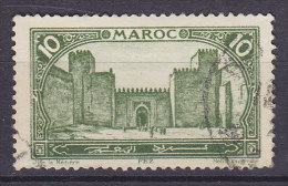 Morocco Maroc 1923 Mi. 54   10 C Baudenkmal Maurische Haupttor Bab Sagma, Andalusischen Moschee, Fés - Usati