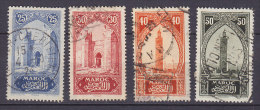 Morocco Maroc 1923 Mi. 58-59, 62, 64 Tor Zur Altstadt Von Rabat - Usati