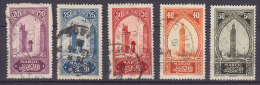 Morocco Maroc 1923 Mi. 49, 58-59, 62, 64 Tor Zur Altstadt Von Rabat - Usati