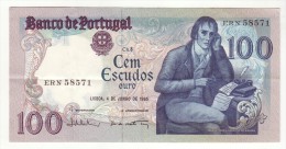 Billet De 100 Escudos Cem Portugal 4 De Junho De 1985 - Portogallo