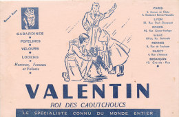 BU 988- BUVARD     VERNICIRE   VALENTIN  ROI DES CAOUTCHOUCS - Vestiario & Tessile