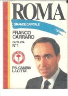 PARTITO SOCIALISTA ITALIANO,FRANCO CARRARO-FG.H143 - Partidos Politicos & Elecciones