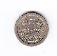 COINS  PAYS-BAS   KM  137     1908.    (PB 67) - 5 Cent