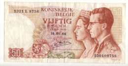 Billet De 50 Francs Belgique Du 10 05 1966 - Sonstige & Ohne Zuordnung