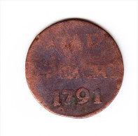 COINS  PAYS-BAS   KM  91b  VF     1791.    (PB 56) - …-1795 : Former Period