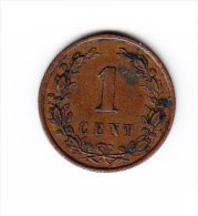 COINS  PAYS-BAS   KM  107     1892.    (PB 58) - 1 Cent