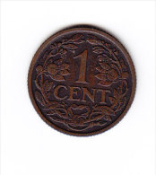 COINS  PAYS-BAS   KM  152     1913 .   (PB 73) - 1 Cent