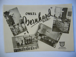 Germany: WITTENBERGE "Hotel Germania" - Onkel Bernhard Bar - Interieur - 1960's Unused, Wappen - Wittenberge
