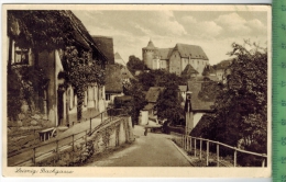 Leising, Bachgasse Verlag: Richard Hertzsch, Leipzig, Postkarte Mit Frankatur,  Mit Stempel, LEISNIG 22.11.34 Erhaltung: - Leisnig