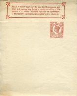 Entier Postal Bande Journal 1/2d Marron Newspaper Postage Neuf Superbe - Briefe U. Dokumente