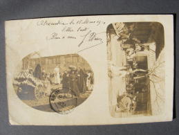 Carte Photo Alexandrie / Alexandria (Egypte/Egypt) - Photo Montage 1901 - Marché, Café ... - Alejandría