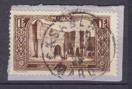 Morocco Maroc 1923 Mi. 69     1 Fr Baudenkmal Bab Mansur El-Aldsch CASABLANCA Cancel !! - Usati