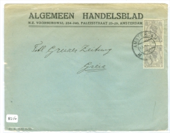 BRIEFOMSLAG Uit 1923 Van AMSTERDAM Naar GREIZ DEUTSCHLAND (8216) - Covers & Documents