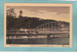 MÜLHEIM - RUHR  -  RHURPARTIE  MIT  BISMARCKTURM  -  1923  -  BELLE CARTE  - - Muelheim A. D. Ruhr