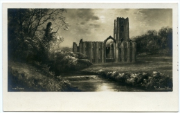 ARTIST : ELMER KEENE - FOUNTAINS ABBEY - Keene, Elmer