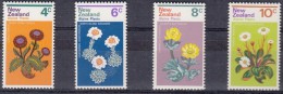 Nouvelle-Zelande New Zealand  1972 Yvertn° 567-70 *** MNH Cote 7,50 Euro Flore Bloemen Flowers - Neufs