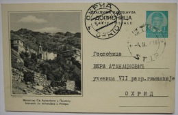 YUGOSLAVIA MACEDONIA Prilep Manastir Sv Arhangela Illustrated Pc YU02/09 - Postal Stationery