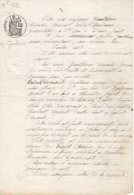 Delcampe - VP731 - SAINT / BRIS X QUENNE 1884 - Acte Vente De Friche - Manuscrits