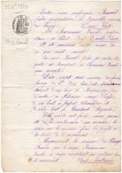 Delcampe - VP732 - SAINT /BRIS / LE VINEUX  X VENOY 1884 - Acte Vente De Friche - Manuscrits