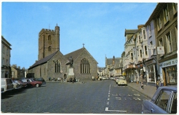 BRECON : ST MARY'S CHURCH AND THE BULWARK - Breconshire