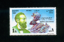 EGYPT / 1997 / UPU / HEINRICH VON STEPHAN / MNH / VF - Nuevos